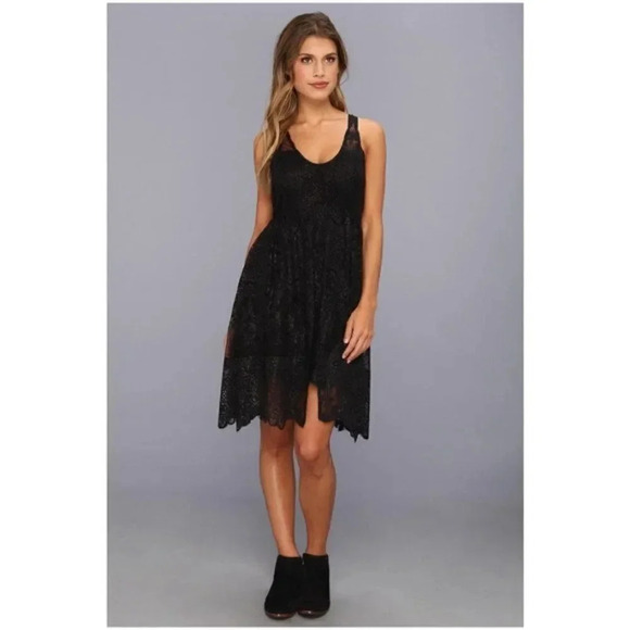 Free People Kristal Lace Salinas Foil Print Dress - Picture 4 of 10